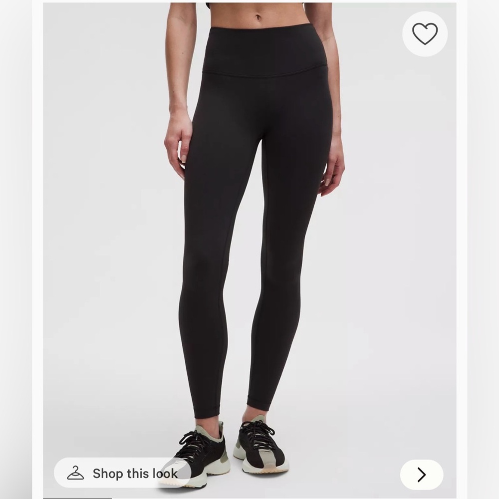 Lululemon Wunder Train High Rise Tights Leggings Black 28” - Picture 1 of 6